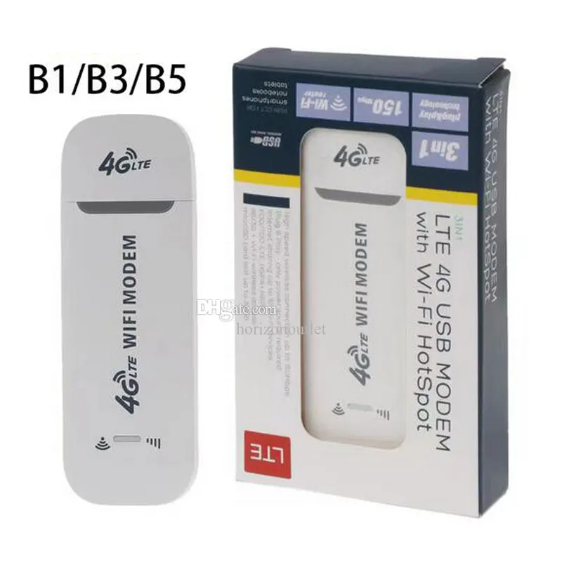 3'ü 4G LTE WiFi Modem Modem Cep Arabası USB Dongle Mini Çubuk Tarih Kartı Mobil Hotspot Kablosuz Geniş Bant SIM KART YÜKSEKLİK OLMADAN PERAKENDE