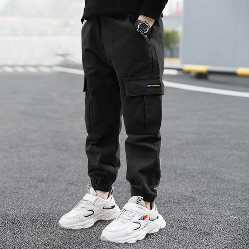 BOYS MARKET 別注／German Cloth Cargo Pants Trousers Boys Cargo Pants Winter Autumn Thick Casual Kids Sport
