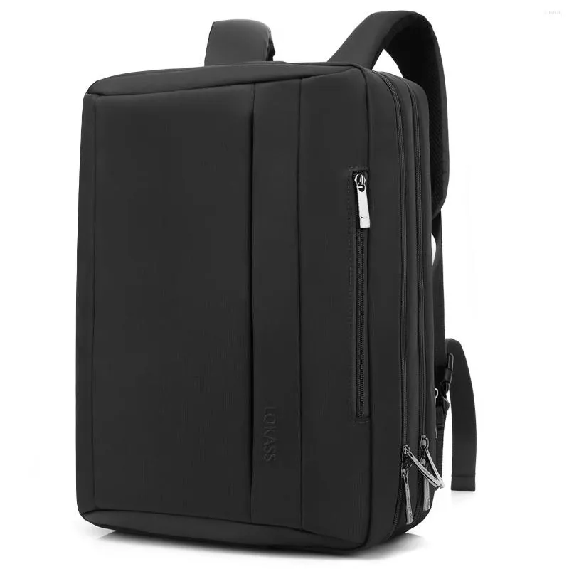 Bortkroppar Cabriolet Laptop Bag Messenger axel ryggsäck Multifunktionell portfölj passar 15,6 tum för män/kvinnor