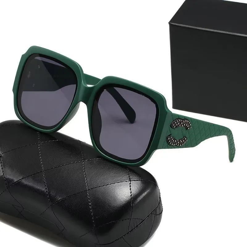 Large frame round high quality windproof PU400 Luxury 6202 men's and women's sunglasses designer polarized sunglasses
