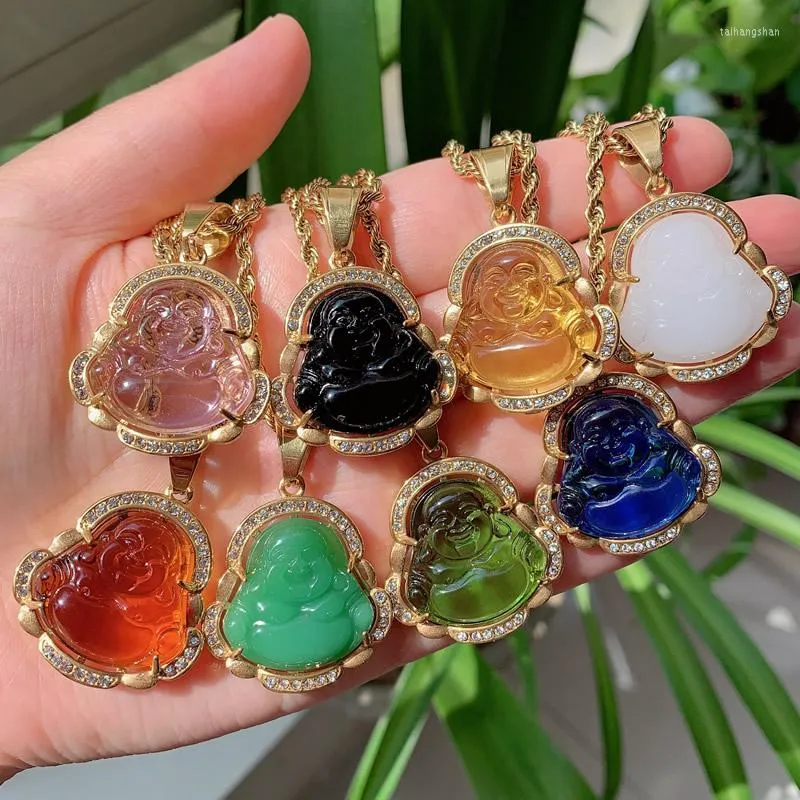Stainless steel buddha pendant deals