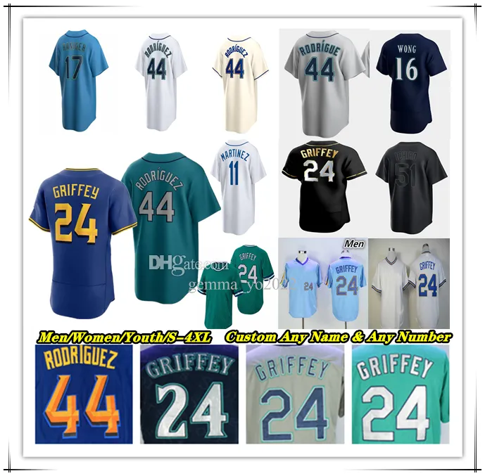 DHgate.com:SEATTLE City Connect Baseball Jersey Ken Griffey Ty France ...