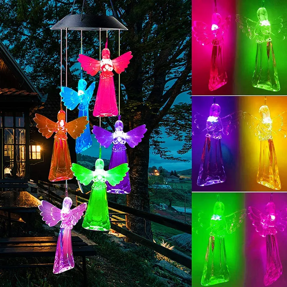 Angel Wind Chime, Waterproof Brass Wind Chime Decoration, Suitable