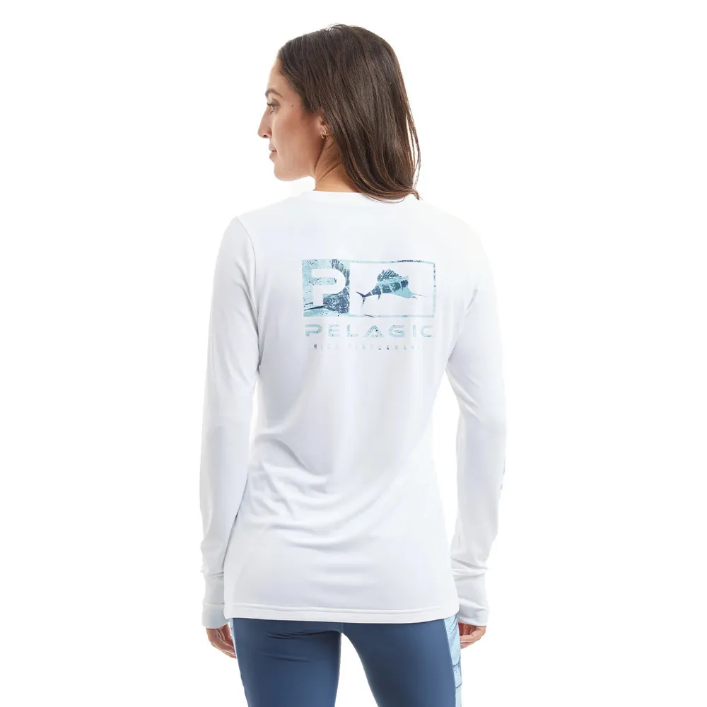 PELAGIC Womens Fishing Long Sleeve Tee Shirts UV Protection, Long