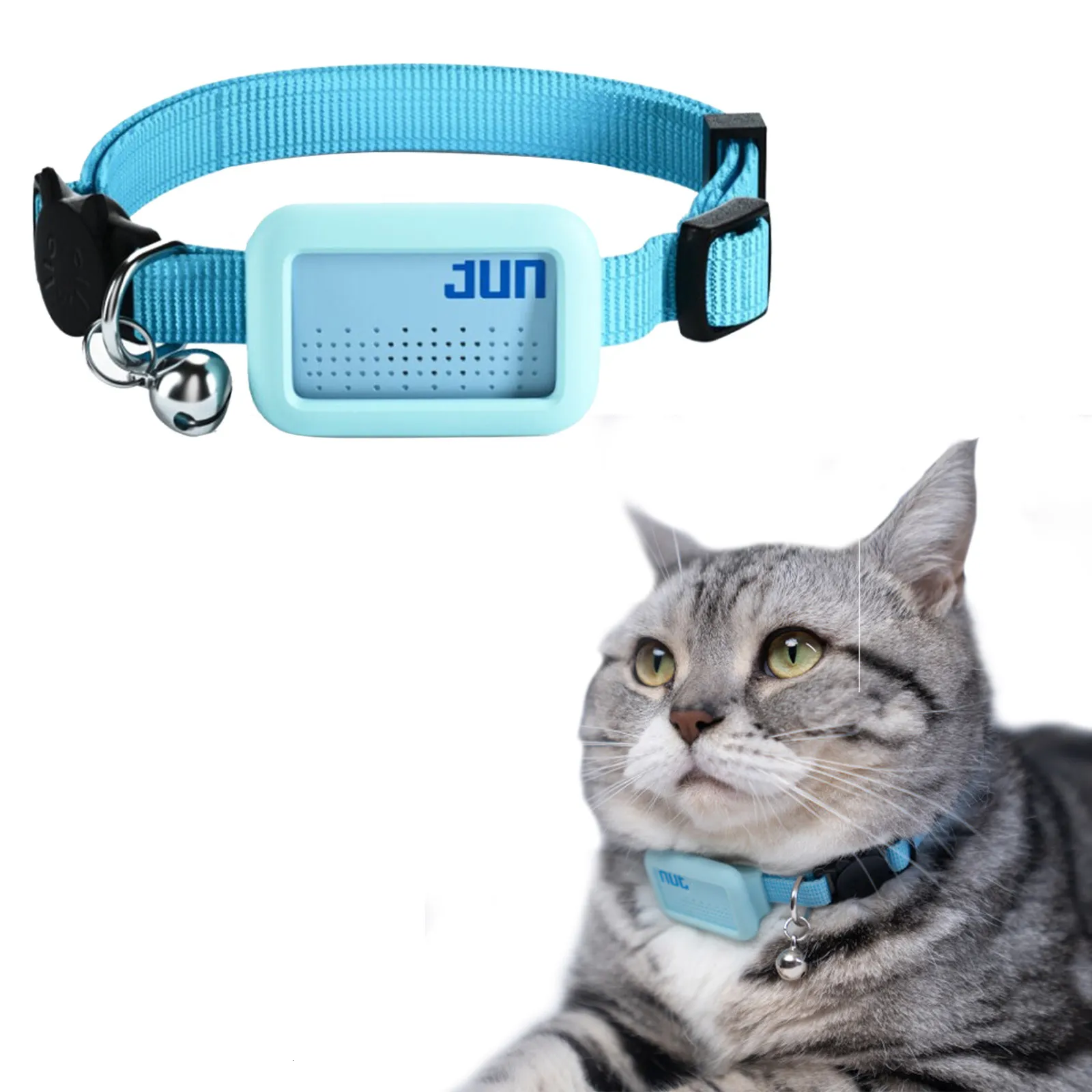 Other Dog Supplies Pet Dog GPS Tracker Real Time Smart Locator Collar Mini Fashion Pet Cats GPS Finder BT 5.0 Support IOS Android System Cell Phone 230617