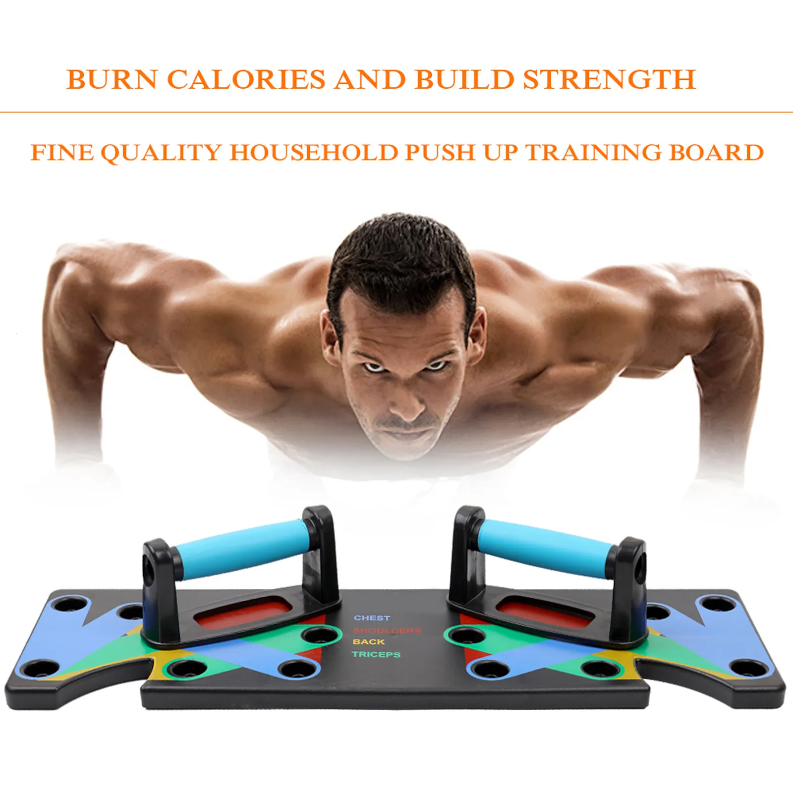 Push Ups Stands 9 in 1 Push Up Rack Board Comprehensive Fitness Exercise Pushup Stands Push ups Body Building Sport Home Gym Equipment Men Women