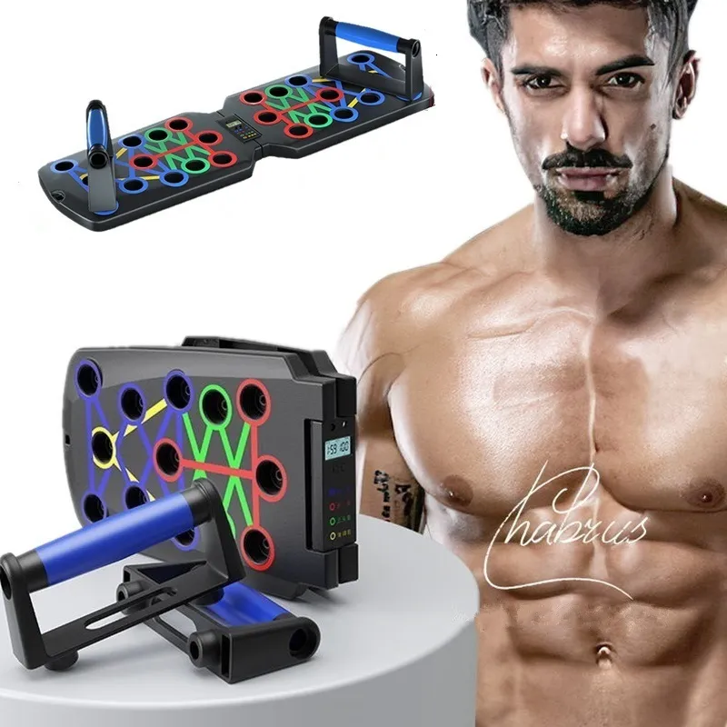 Push-Ups Stands Smart Counting Push Up Board Sports abdominaux Home Gym Muscle Trainer Pliage Body Building Push-Ups Stands Fitness Equipment 230617