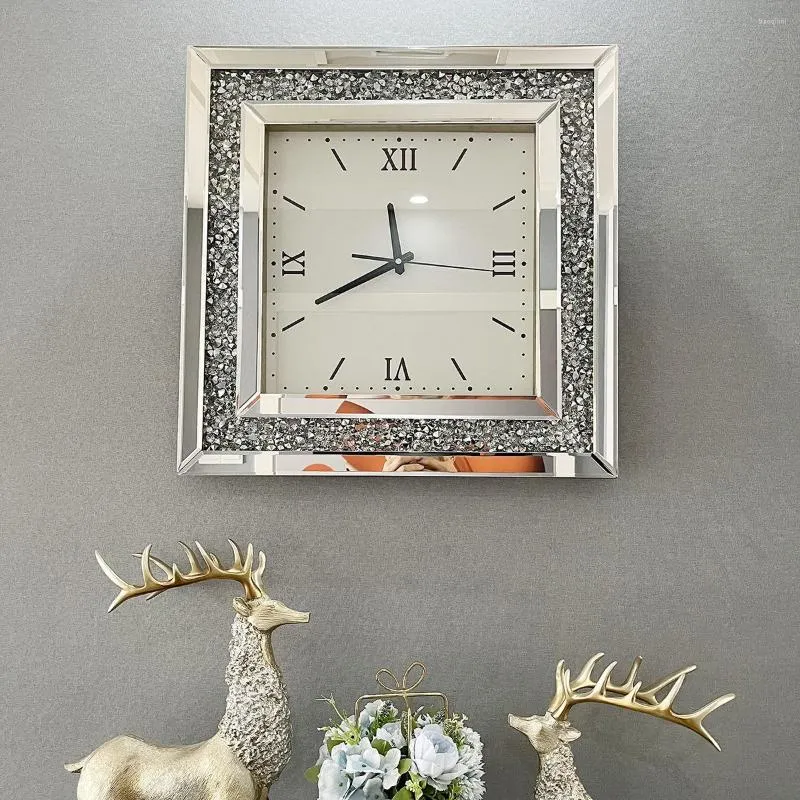 Orologi da parete 20 pollici personalità creativa intarsio decorazione orologio trapano