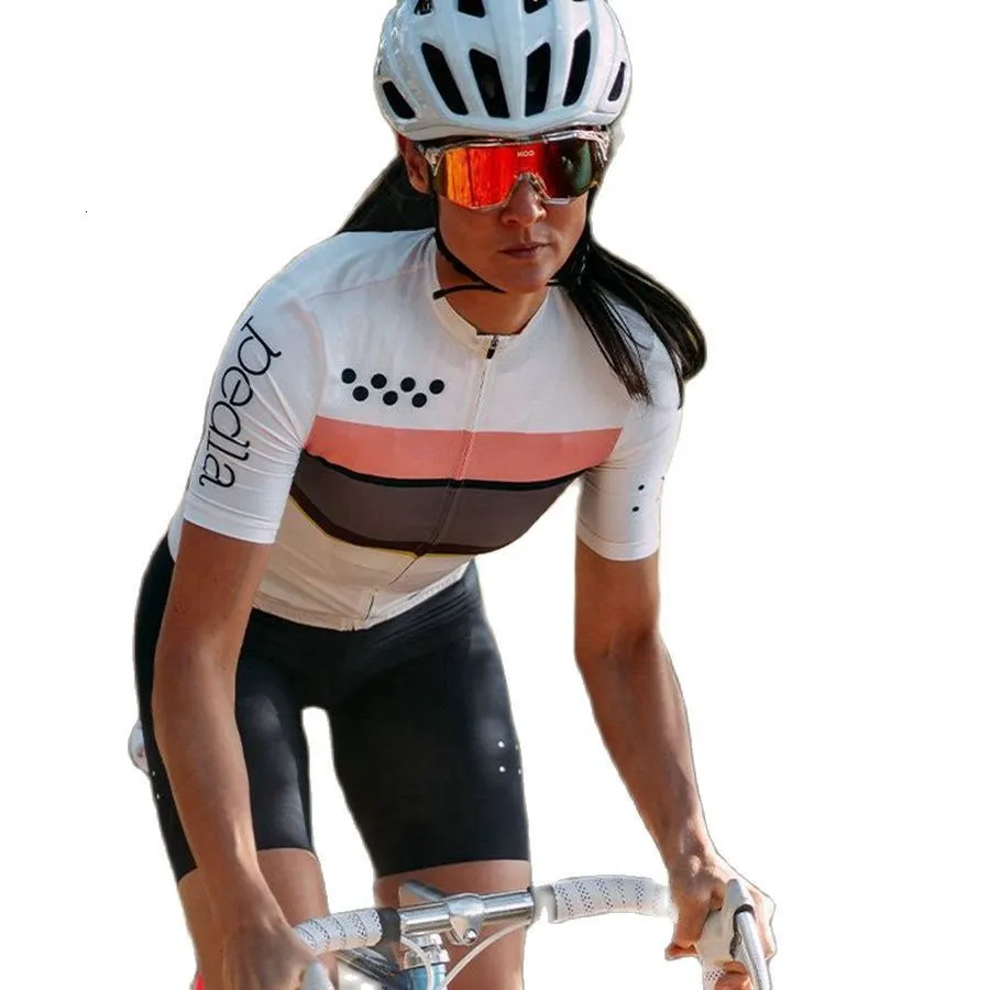 サイクリングシャツのトップペドララクスゥア女性装着カジュアルサイクリングスウェットシャツ屋外通気性クイック乾燥TシャツMTBレースプロ自転車服230617