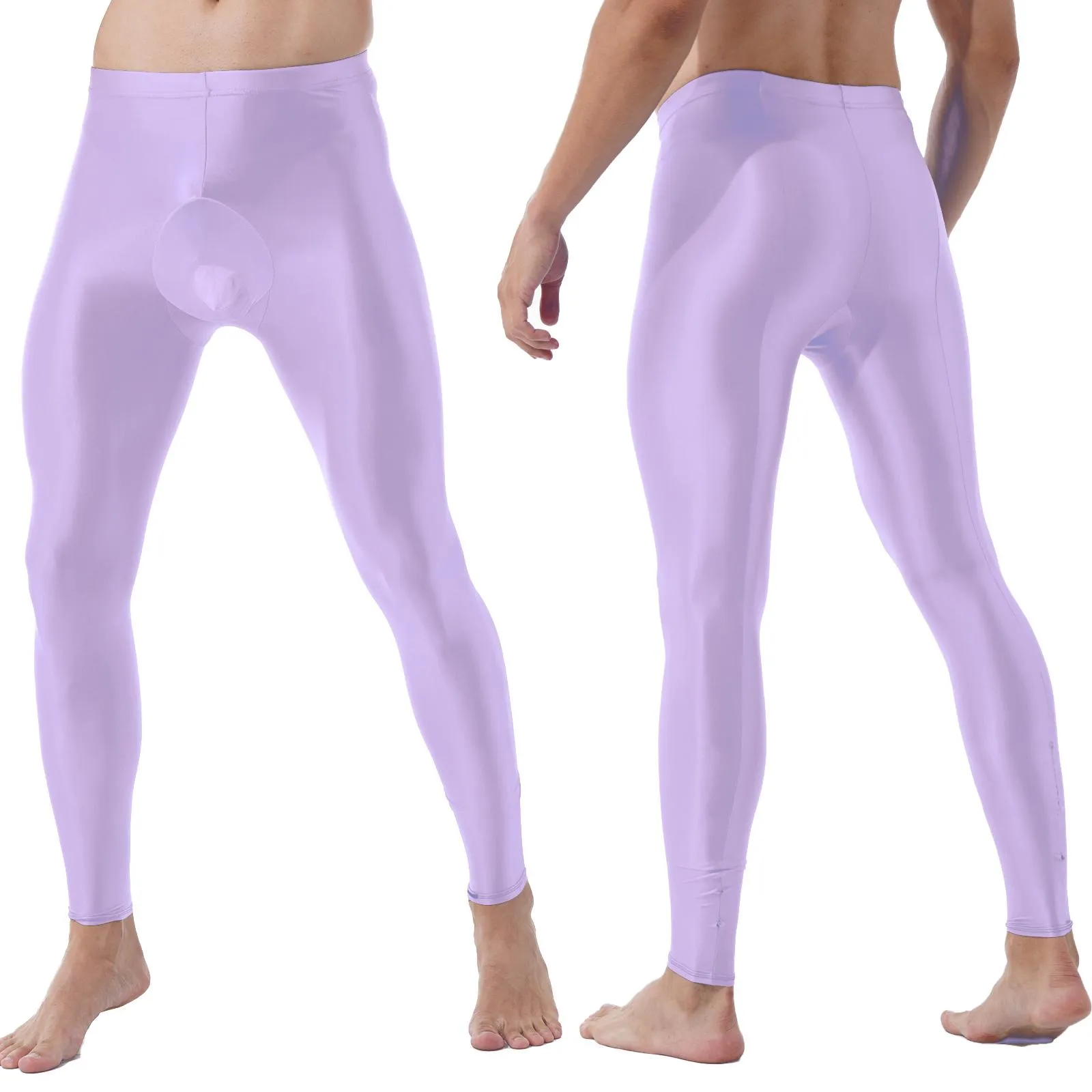 Pantalons pour hommes pantalons serrés ceinture élastique Leggings sport pantalons longs brillant poche de renflement taille moyenne élastique extensible pantalon maigre