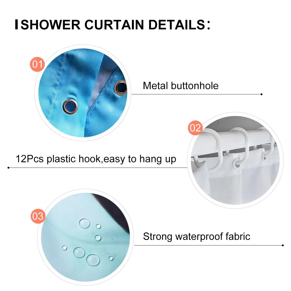Curtains Turquoise Dahlia Flower Printed Long Shower Curtain Bathroom Waterproof Duschvorhang With Hooks Art Decor Bed Bath and Beyond