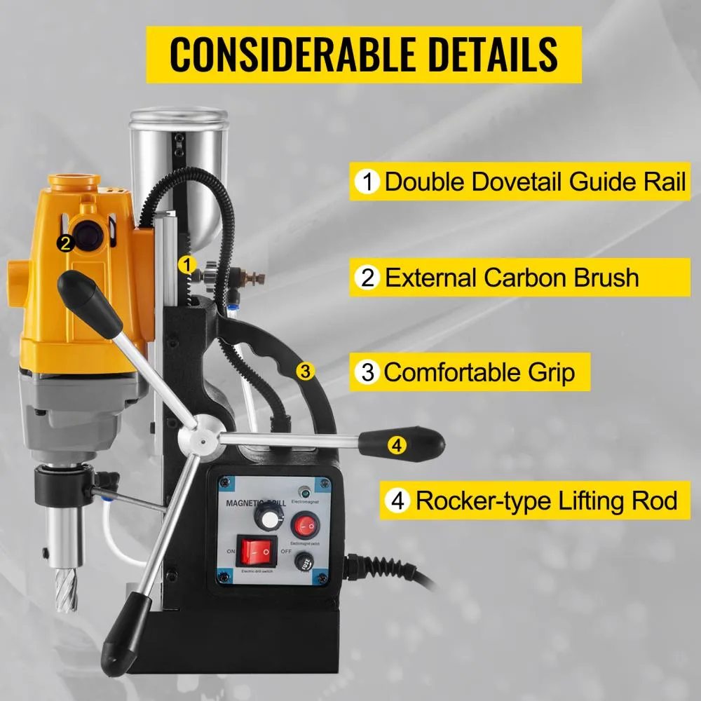 Magnetic Drill,550RPM,Electromagnetic Drill Press