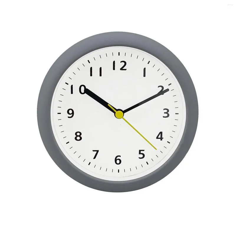 Wall Clocks Bathroom Clock Waterproof Silent Non Ticking For Kitchen Home Living Room