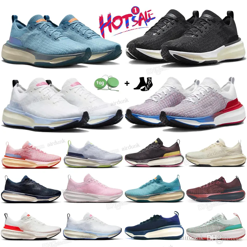 Invincible run fk 3 marathon hardloopschoenen voor heren dames 2023 hoge kwaliteit Oreo triple zwart middernacht marine team rood zeil ijsblauw buitensporten lage sneakers Maat 36-45