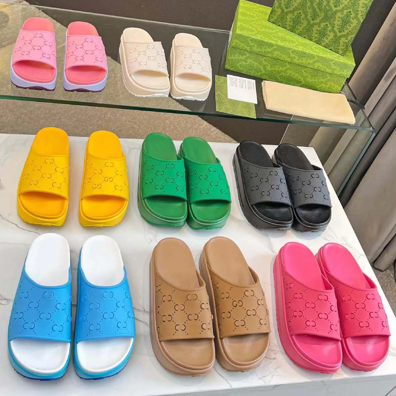 Schuim Lopers Slipper Sandaal Glijschoenen Rubber Onyx