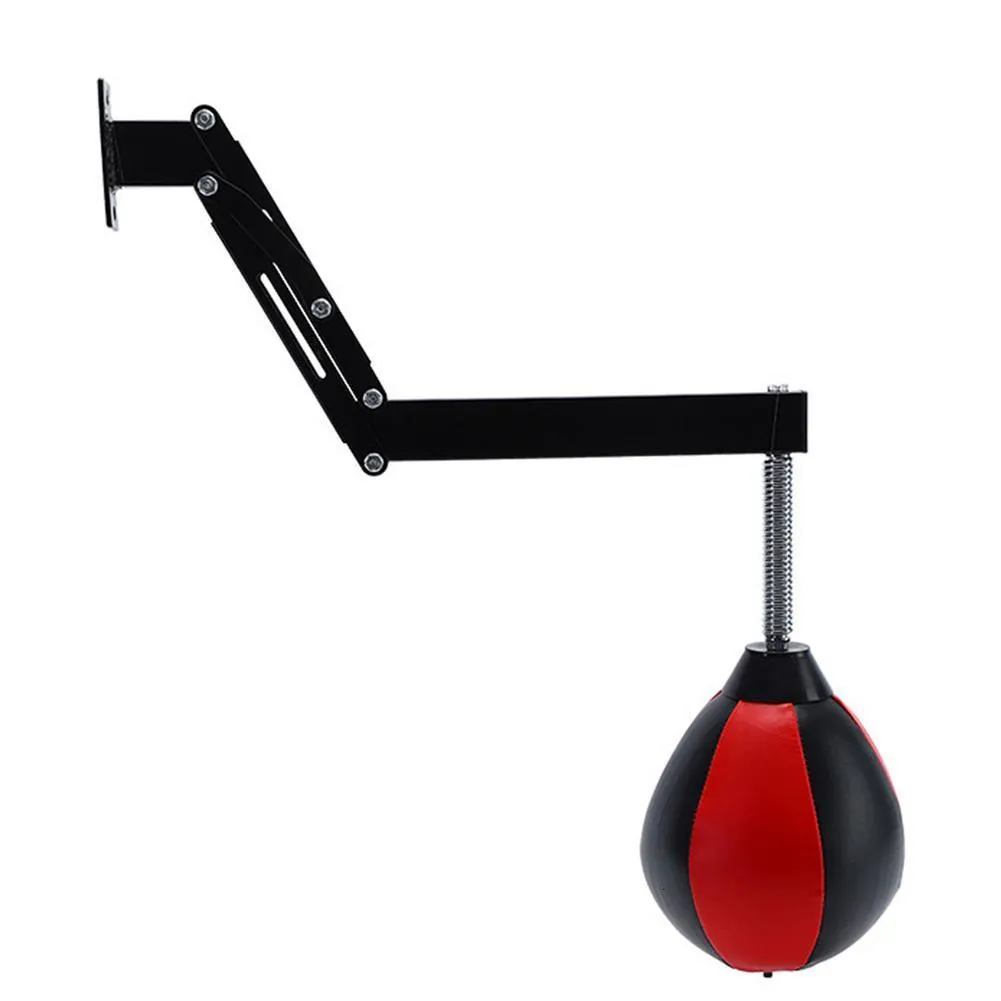 Punching Balls Fitness Speed Balls Pear Boxing Punching Speed Bag Wall Mount Height Adjustable Thai Reflex Speed Balls For Fitness Equipment 230617