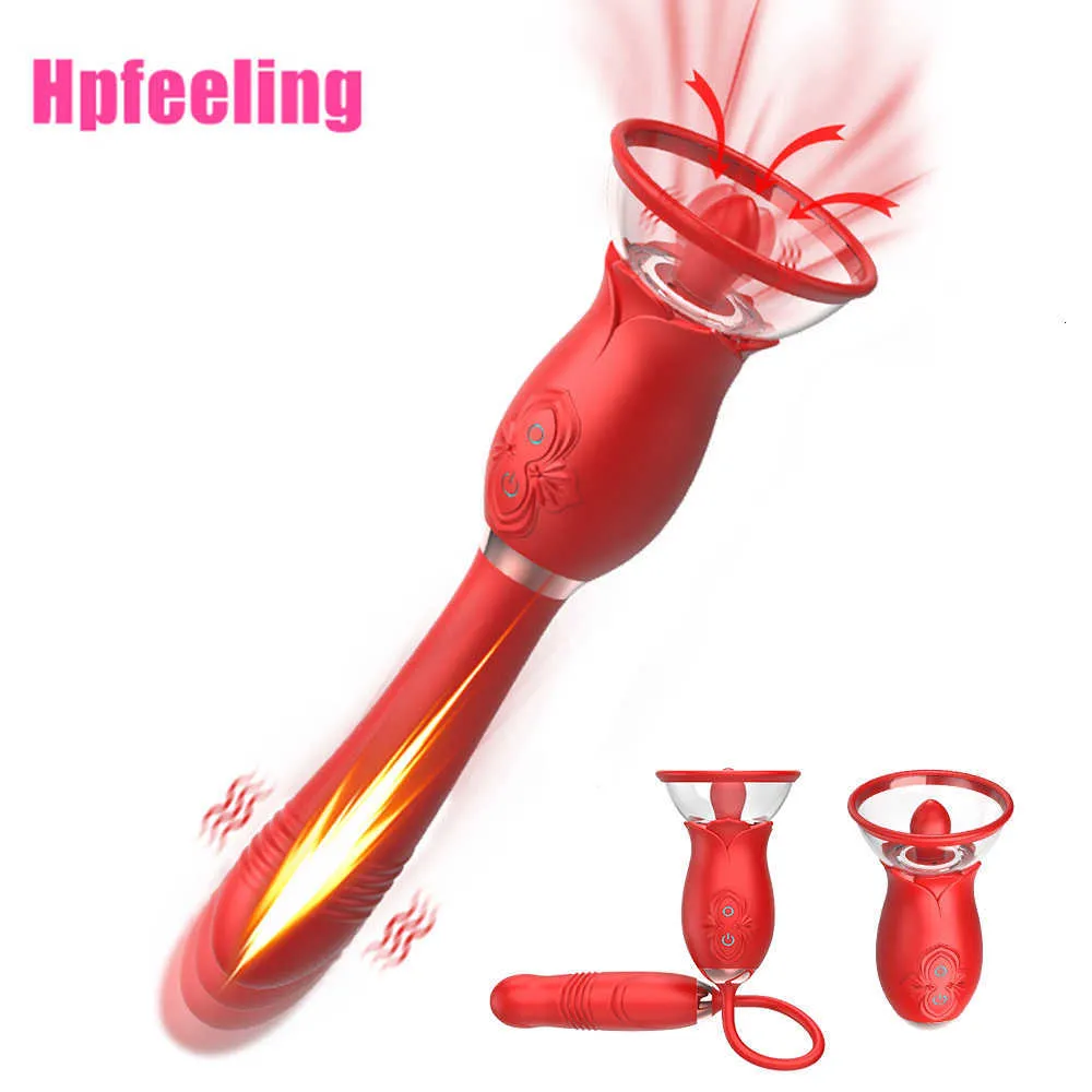 Vibromasseur suceur Rose pour femmes g Spot stimulateur de Clitoris poussant vagin mamelon ventouse marchandises vibrantes jouets sexuels adultes