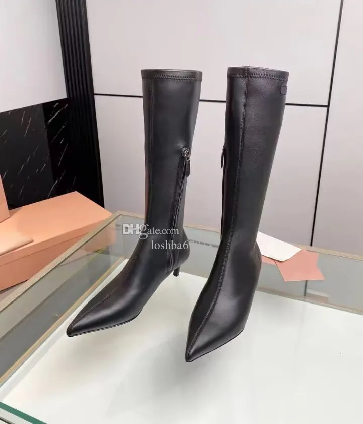 Stivali lunghi di pelle new arrivals