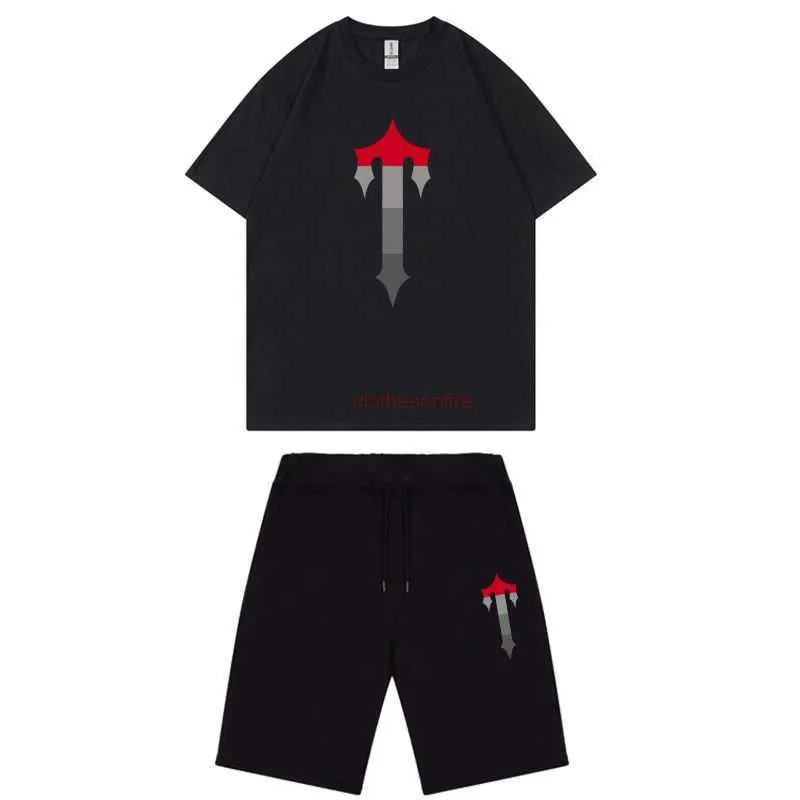 Designer Mode Vêtements Hommes Survêtements Tees T-shirts Chemises Shorts Nouvelle Mode Trapstar Lettré Casual Sportswear Tshirt Set Hommes Femmes Tshirt Shorts 2026