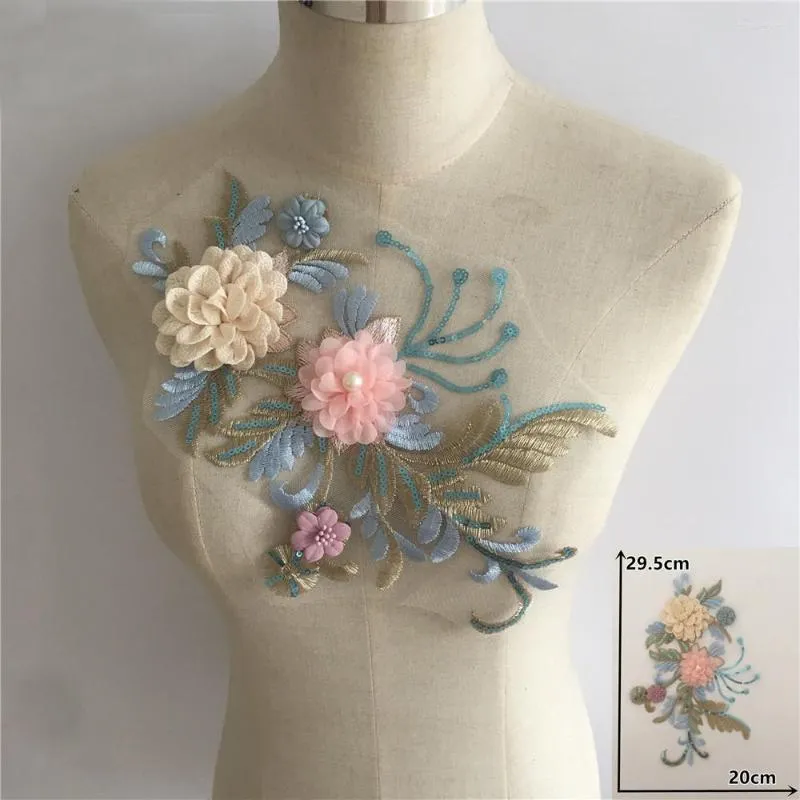 Gravatas borboletas feitas à mão camisa de flores vestido colarinho falso DIY para roupas femininas remendo destacável distintivo de festa de casamento applique