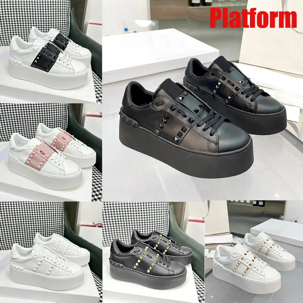 Luxury Platform Untitled Sneakers chaussures de créateurs pour femmes triple blanc noir rose fer argent or mode baskets décontractées en plein air femmes baskets de sport