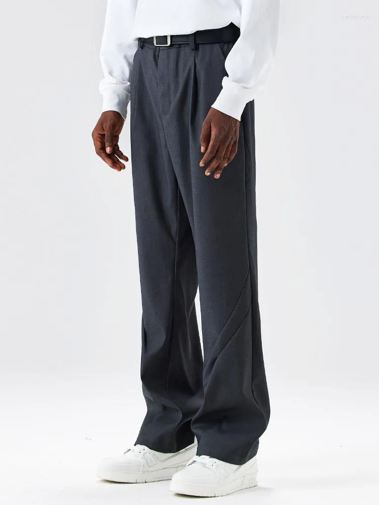 Pantalons pour hommes 2023 Hommes Femmes Vêtements Original Yamamoto Style Curved Plissé Détail High Street Draping Casual Plus Size Costumes 27-46