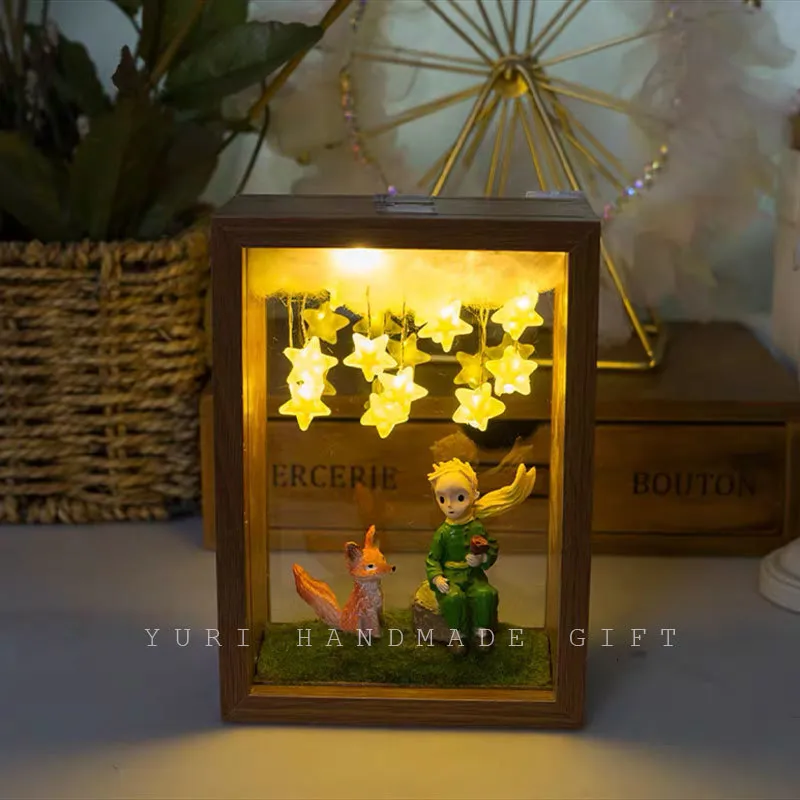 Confezione regalo Il piccolo principe Lampada da notte Decorazioni per la  casa fatte a mano fai-da-te Atmosfera Illuminazione Ornamenti per desktop