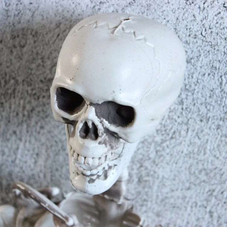 Halloween Horror Gift Decoration Ideas 90cm Movable Skull Skeleton Prop ...