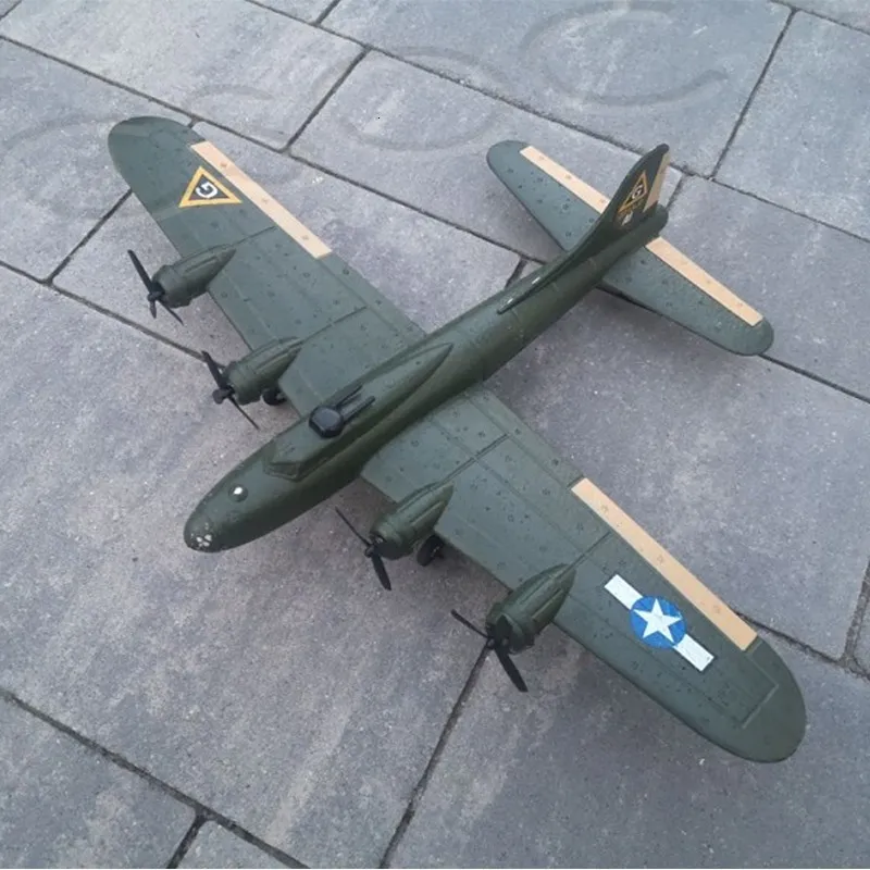 Electric/RC Aircraft CSOC Radio-controlled aircraft with lights B17 B16 F22 drag reduction fixed wing glider foam aircraft RC aircraft 230619