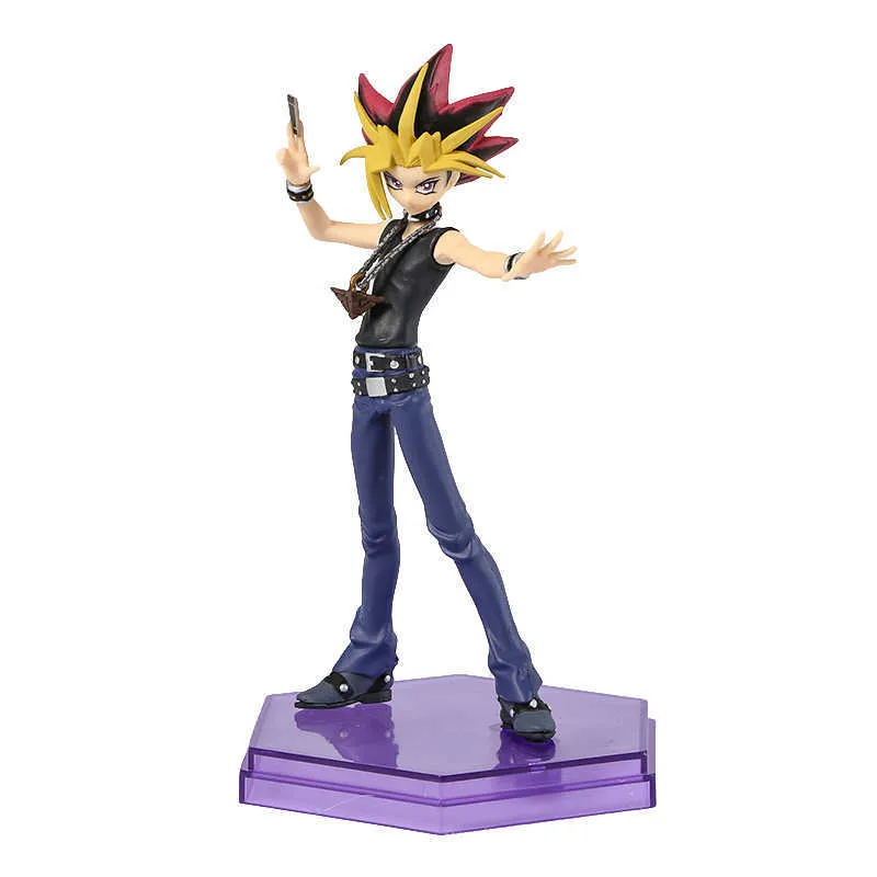 Action Toy Figures 19cm Yu-Gi-Oh! Yami Anime Figure Dark Magician Girl Sexig Action Figure Muto Figure Collection Doll Toys