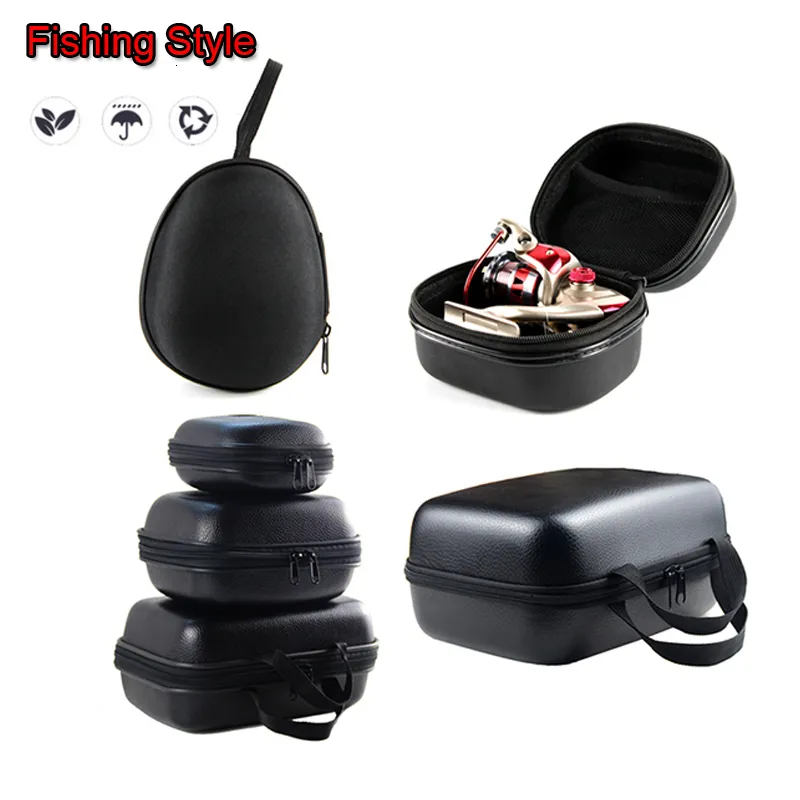 Fishing Accessories Fishing Reel Bag Protective Casting Spinning Reel Case Hard Shell Fishing Tackle Storage Cover Shockproof Waterproof A539 230619
