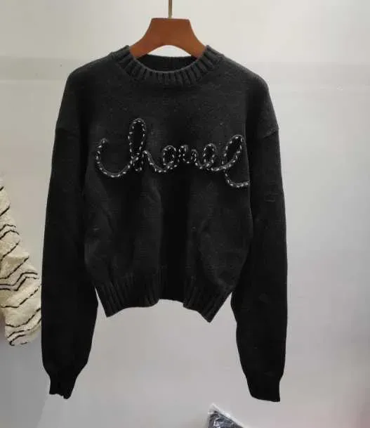 Pulls pour femmes 2023 Automne Pull de luxe Lettre Marque Tricot Tricoté Coton Designer Pull Jumpers Célèbres Vêtements pour femmes