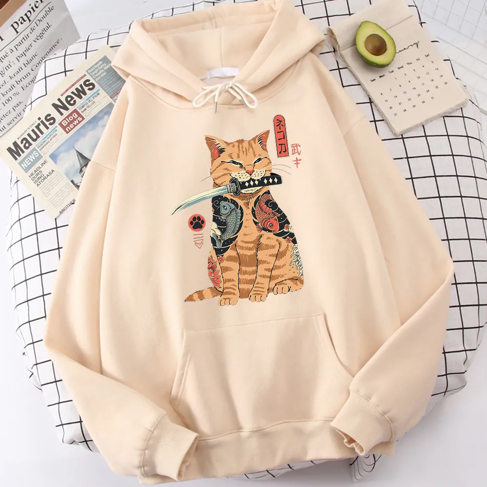 DHgate.com:Cute Cat Printed Fleece Hoodies for Men, Hip Hop