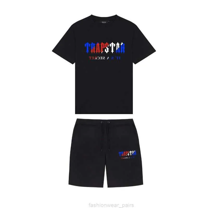 Designer Mode Vêtements Hommes Survêtements Tees T-shirts Chemises Shorts Nouvelle Mode Trapstar Lettré Casual Sportswear Tshirt Set Hommes Femmes Tshirt Shorts 2023