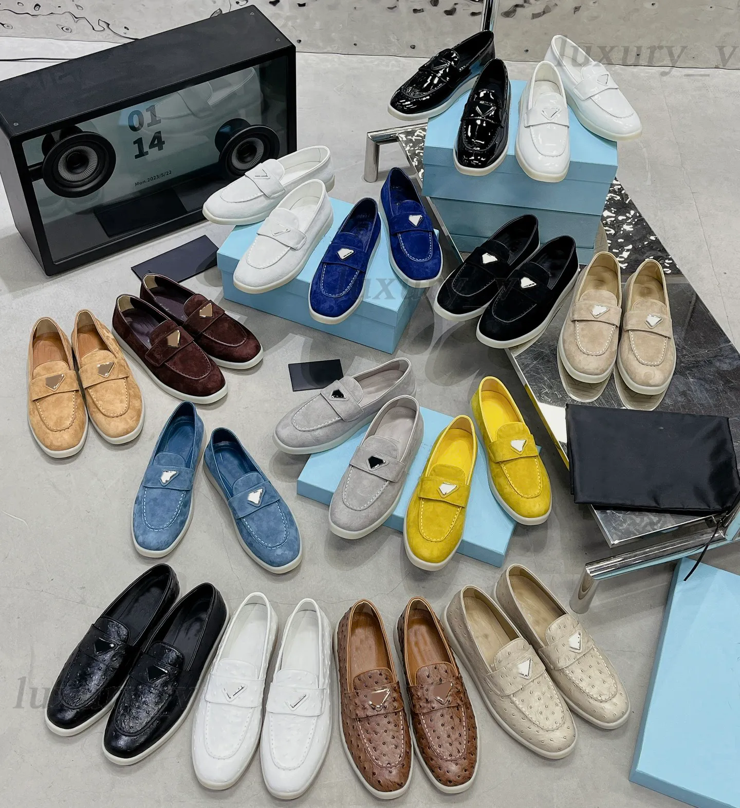 Designer-Schuhe, Wildleder, Muller, Freizeitschuhe, Luxus-Herren- und Damen-Kleiderschuhe, Walk-Paar-Schuh, flache Leder-Turnschuhe, Komfort-Turnschuhe