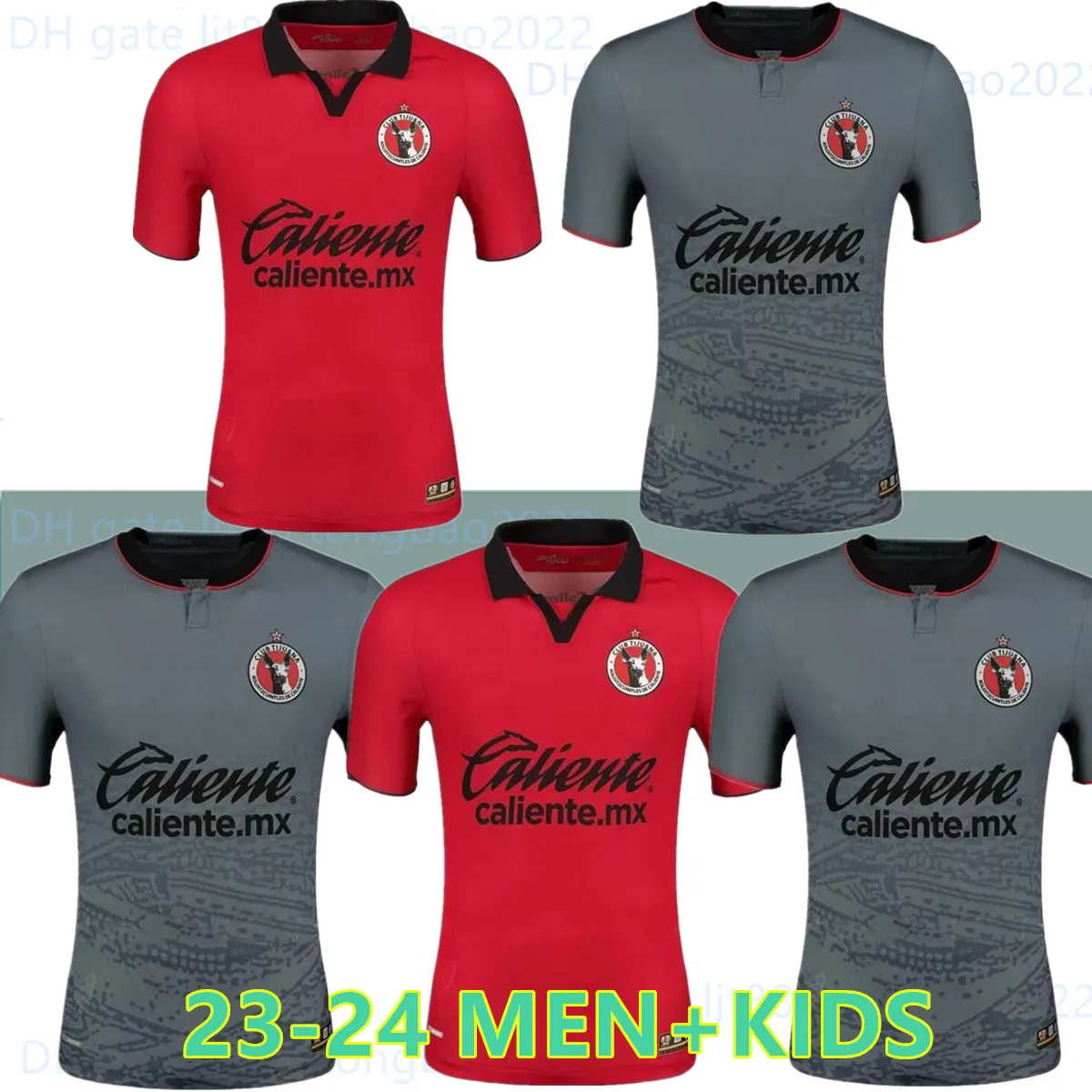 2023 2024 Tijuana de Xolos Fußballtrikot 23 24 Club MANOTAS Martinez Angulo Castillo ROSA Heim-Auswärts-Fußballtrikot