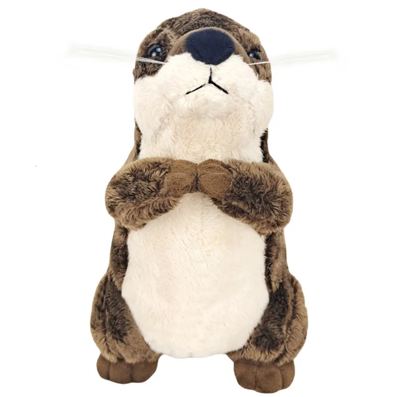 Fyllda plyschdjur 20 cm längd Kids Otter Plush Toy Cute Sea Otter Stuffed Animal Cartoon Doll Bedtime Friend For Boys and Girls Plush Otter Toys 230617