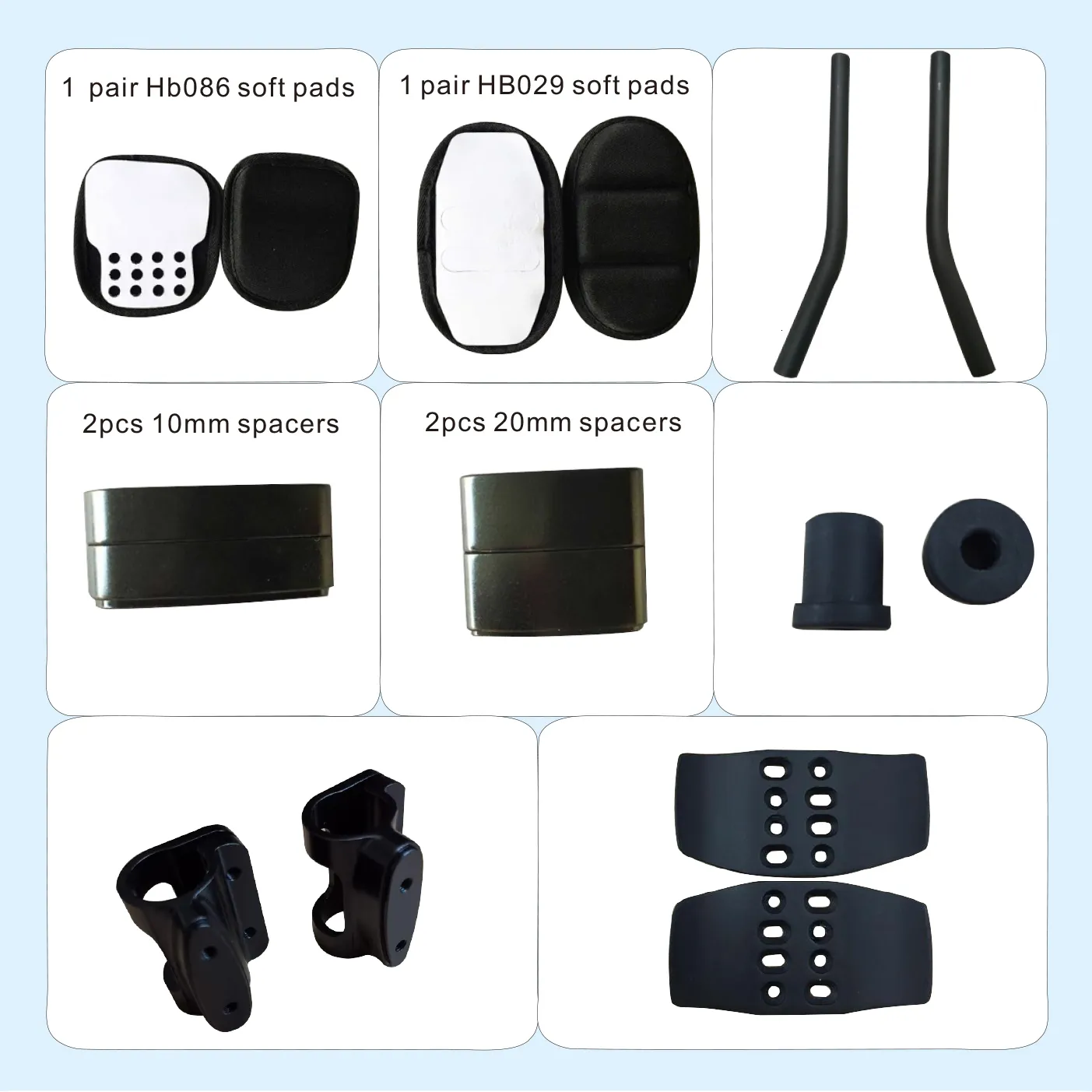 Bike Handlebars Components carbon handlebar TT spacer foam pads HB086 HB095 HB029 230619