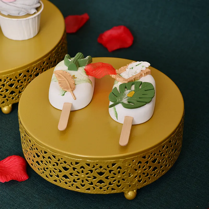 Dessert Stand wit zwart roze goud Cupcake Houder Dessert Display metalen cake stand set decoreren