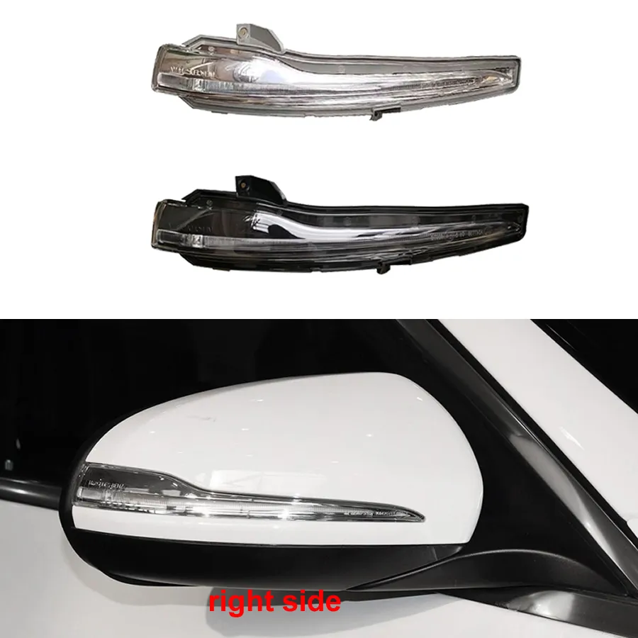 Für Benz W205 C180L C200L C260L C300L 2014-2021 Rückspiegel Shell Blinker Auto Rückspiegel Signal Licht 1PCS