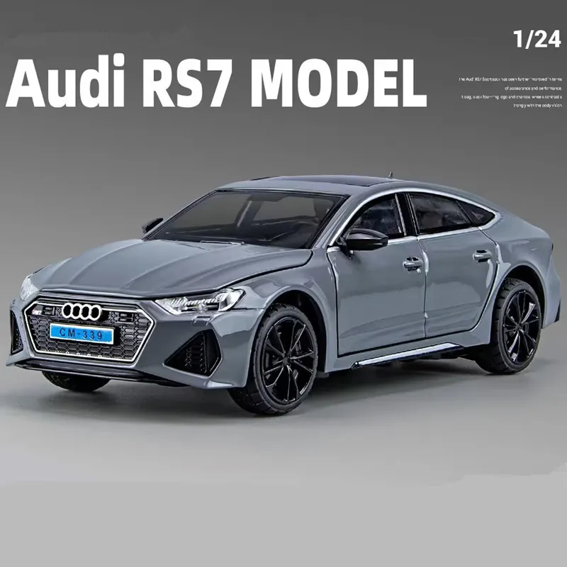 【新品】1/24 アウディ RS7 ダイキャストミニカー カスタム 1:24 Audi RS7 Coupe Alloy Car Model Diecasts Metal Toy