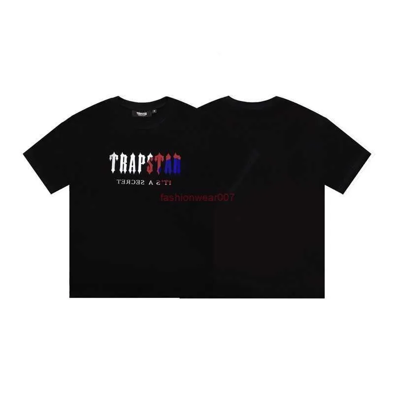 Designer tsihrts chemises tshirt uk exercice d'été de mode décontracté trapstar à manches courtes set rock hip hop coton