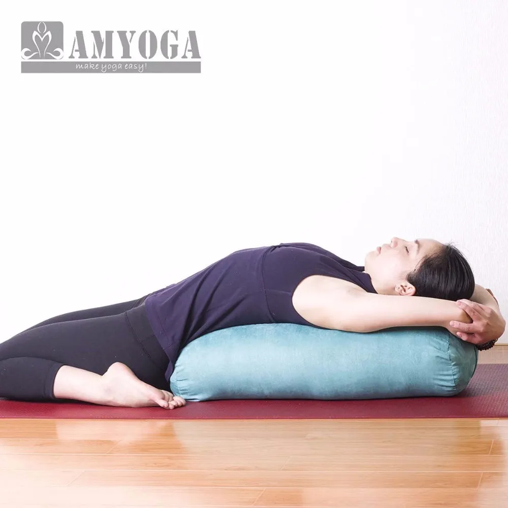 Bloques de yoga Alto elástico Soporte fuerte Cómodo Yoga Almohada Yoga Bolster Yoga Cojín 230617