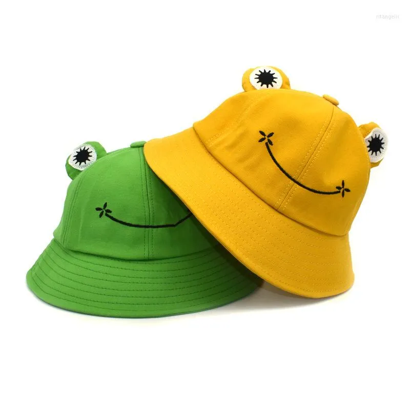 2023 Cartoon Frog Bucket Hat Frog For Women Perfect For Spring, Autumn,  Fishing, Hiking, And Beach Activities From Ritangelic, $6.31