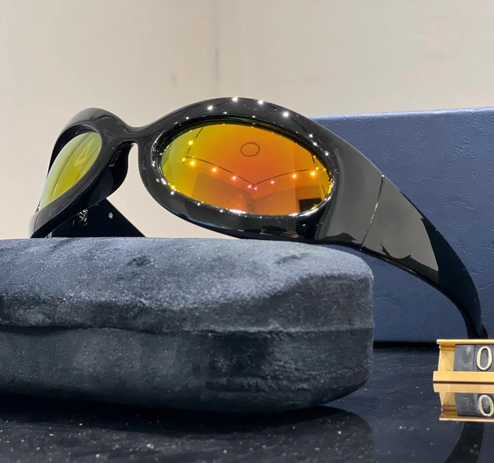 Designer-Sonnenbrillen, UV400-Brillen, geometrischer Rahmen, Herren-Sonnenbrillen, Outdoor-Fahrradbrillen, Strand-Katzenaugen-Damensonnenbrillen mit Box