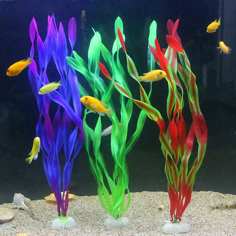 Plastic Plant Aquarium Plants Fish Tank Decoration Artificial Seaweed Water  Grass For Underwater Ornament Decorations From Keng09, $8.4