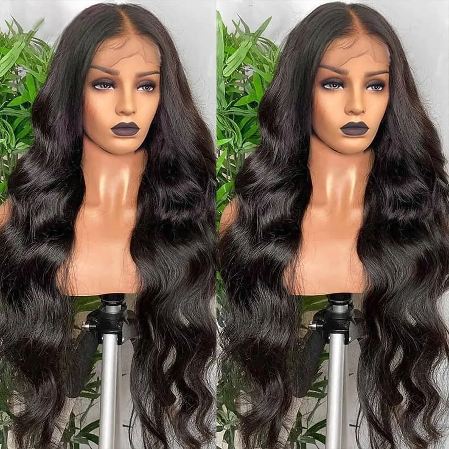 Body Wave Lace Front Wig Human Hair Wigs For Women Brazilian Preplucked Hd Frontal 180 Density 30 32 34 Inch Loose Body Wave Wig