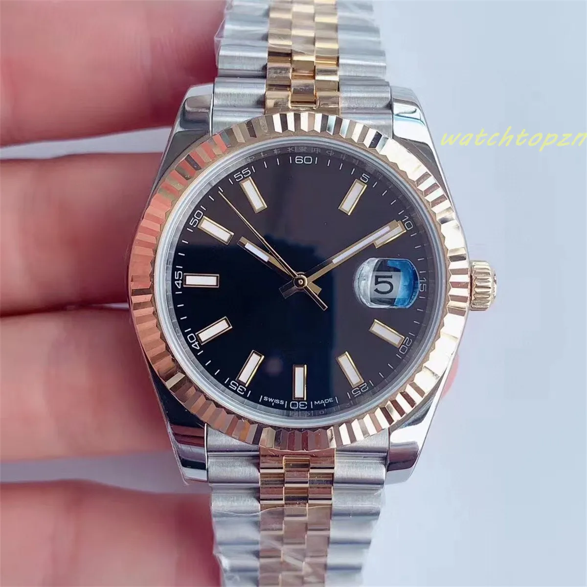 EW New Watch 3235 Automatic Mechanical Movement Log Series 126331 size 41mm *11.7mm sapphire mirror steel strap Wristwatches