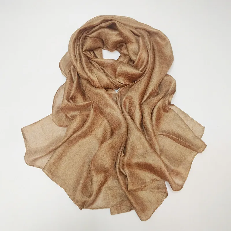 Шарфы льняные голени Hijabs Scarf Summer Silk Cense Scorf Women Wry Flax Shawls Пляжный хиджаб мусульманский scarvesscarf 230619