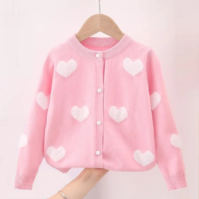 Pullover Autunno Inverno Bambino Vestiti per bambini Maglioni per ragazze Maglione lavorato a maglia Cardigan Cappotto a maniche lunghe Giacca per bambini Capispalla per bambini 230619